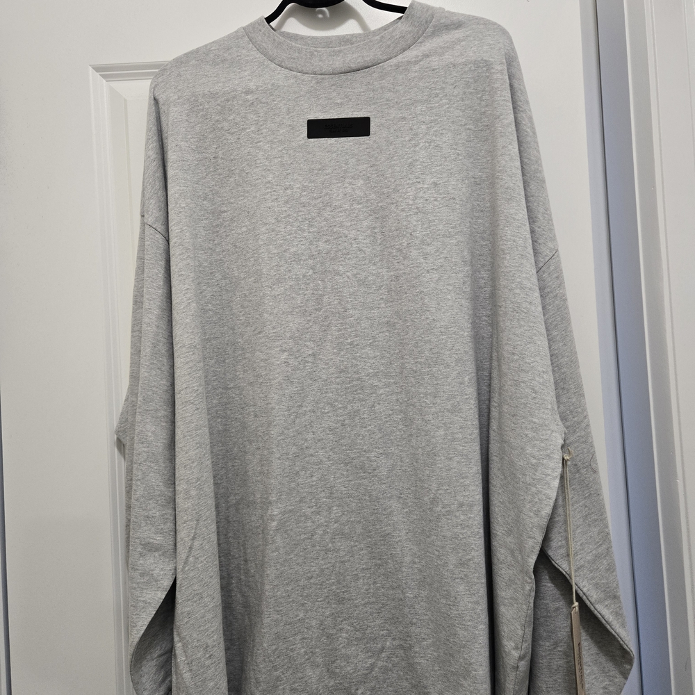 Fear of God Essentials Heather Gray Sweatshirt